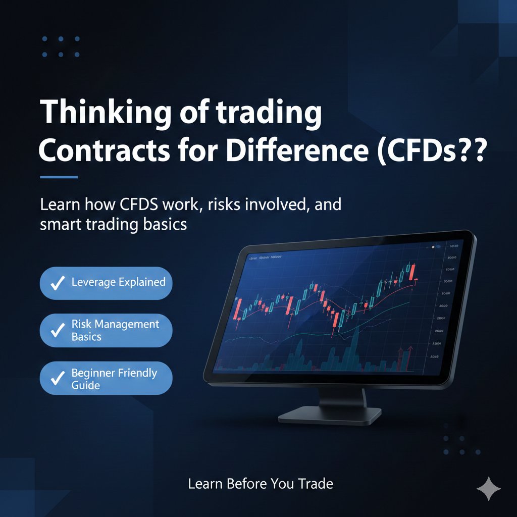 Thinking of trading contracts 
for difference (CFDs)?